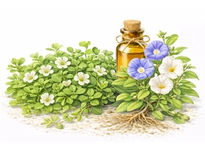 Brahmi and Shankhpushpi Ayurvedic Herbs for Stress Hair Loss